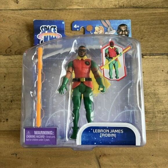 Space Jam 2 A New Legacy LEBRON JAMES ROBIN 5” Moose Toys 2021 DC Batman - Picture 4 of 5